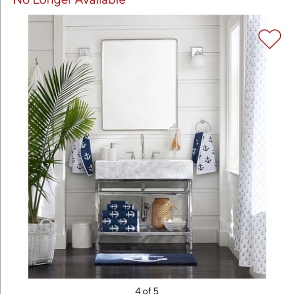 Pottery Barn Anchor Bath Rug - Picture 5 of 9